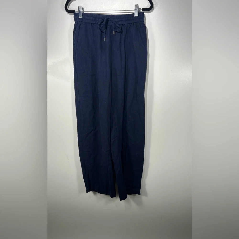 Zara Linen Drawstring Pants Sz Small
